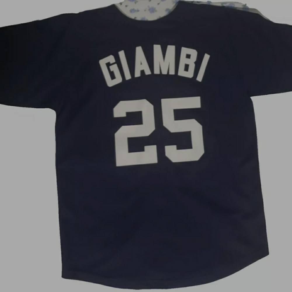 Vintage Russell Athletic MLB New York Yankees Jason Giambi Jersey Youth XL 18/20
